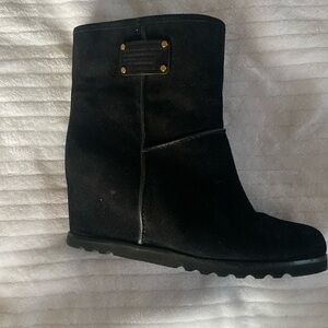 MARC by Marc Jacobs Suede Boot Hidden
Wedge Black